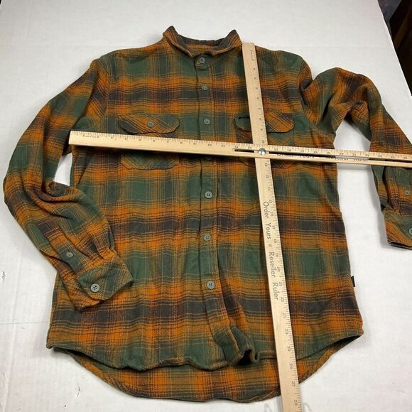 Rip Curl Mens Flannel Button Up Shirt Plaid Checkered Long Sleeve Cozy Top SMALL - Picture 5 of 10